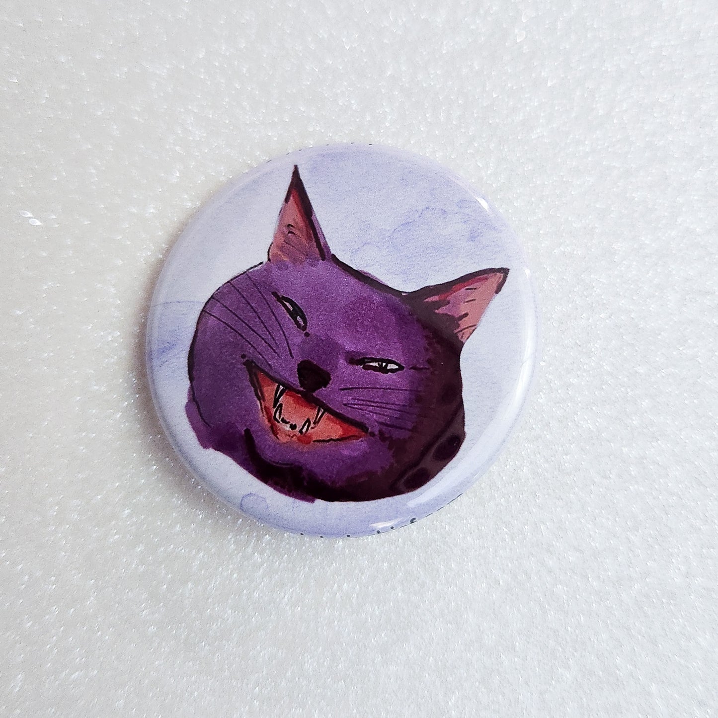 Exclusive Artwork Pinback Buttons, Rachel Collection, 1.5" Buttons, Cats Rats and Foxes Oh My