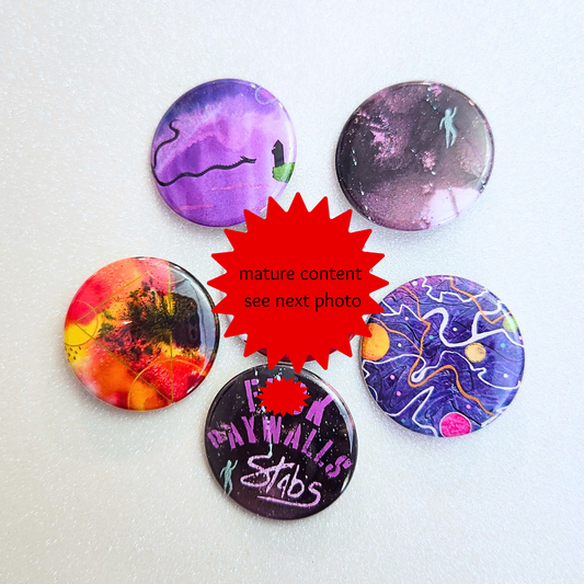 Mischief Maker Stabs 1.5" Pinback Buttons